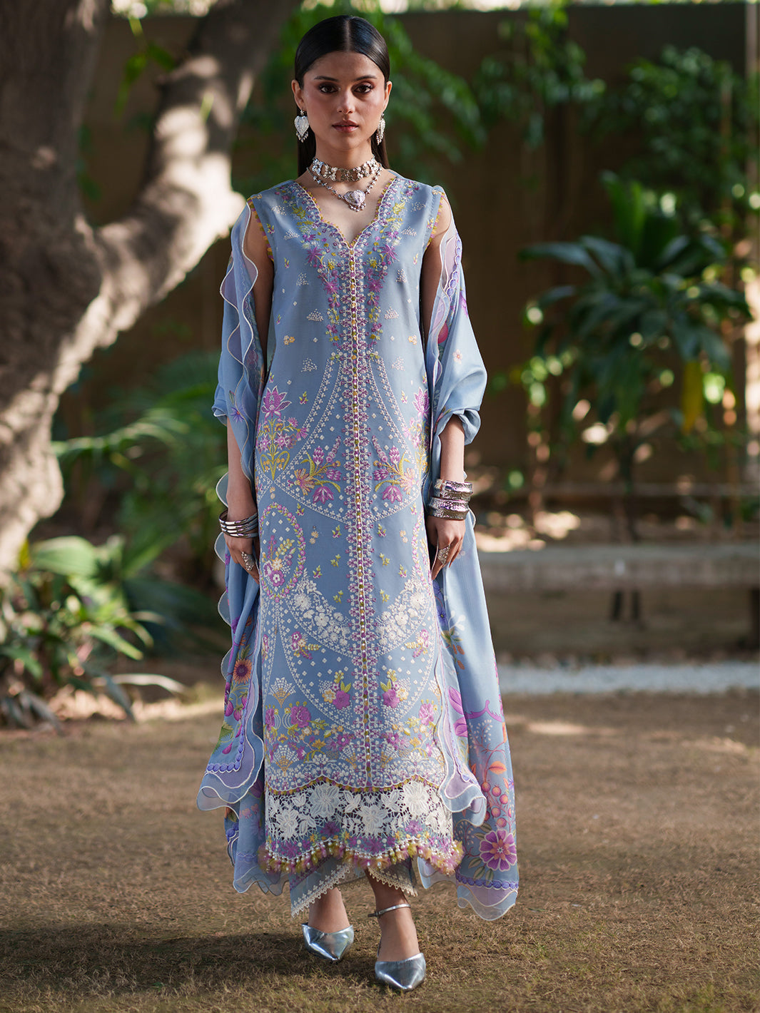 172-A | 3 PC Lawn Stitched