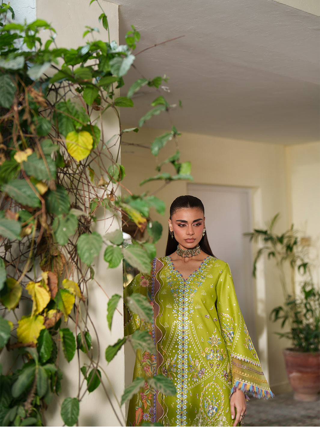 172-B | 3 PC Lawn Stitched