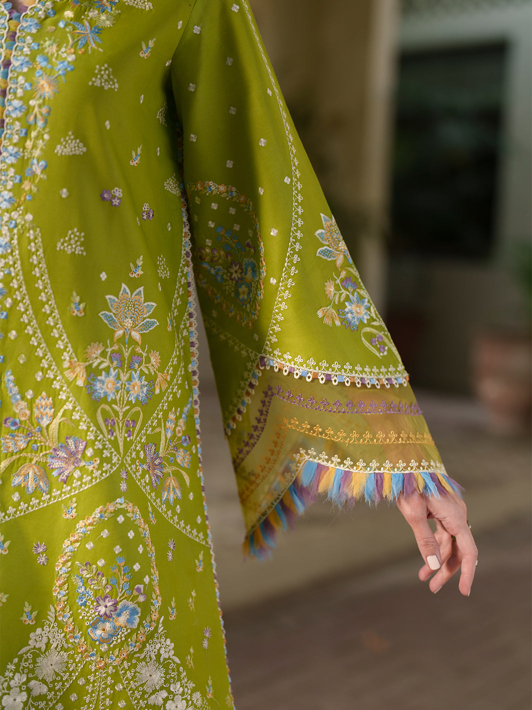 172-B | 3 PC Lawn Stitched