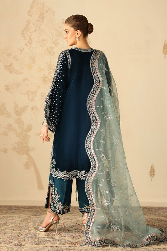 EMBROIDERED VELVET UF-4310