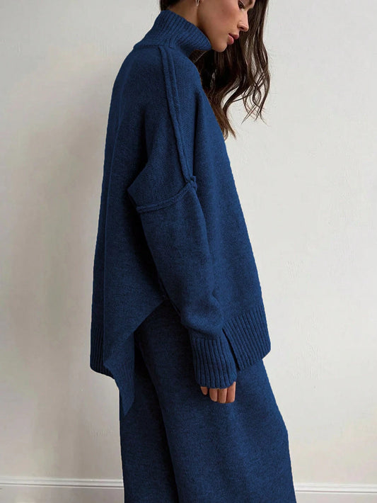 Sweater & Knitted Pants Set