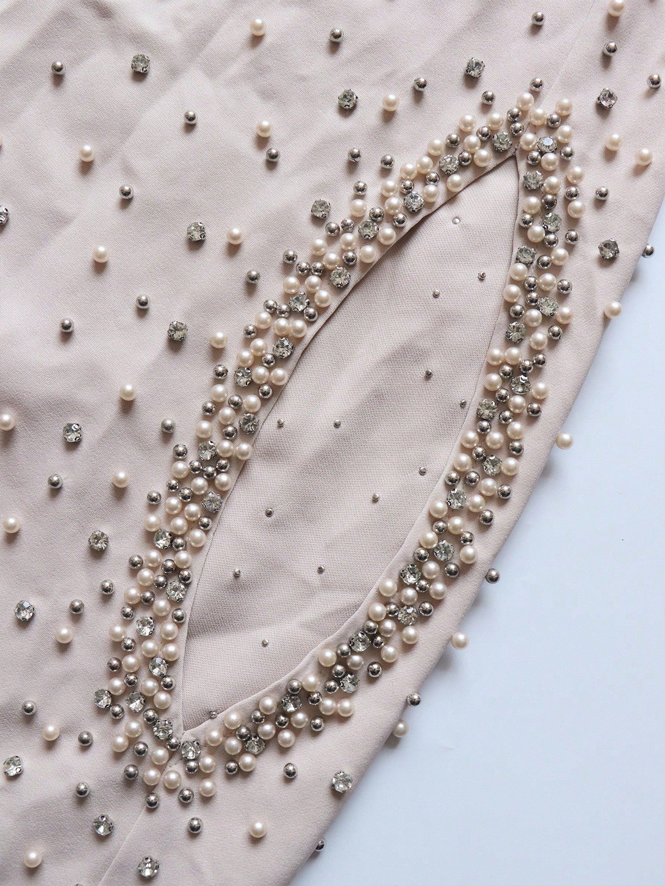 Beaded & Rhinestone Embellished