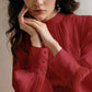 Sparkly Fabric Puffy Sleeve Waist Patchwork High Waist Dress