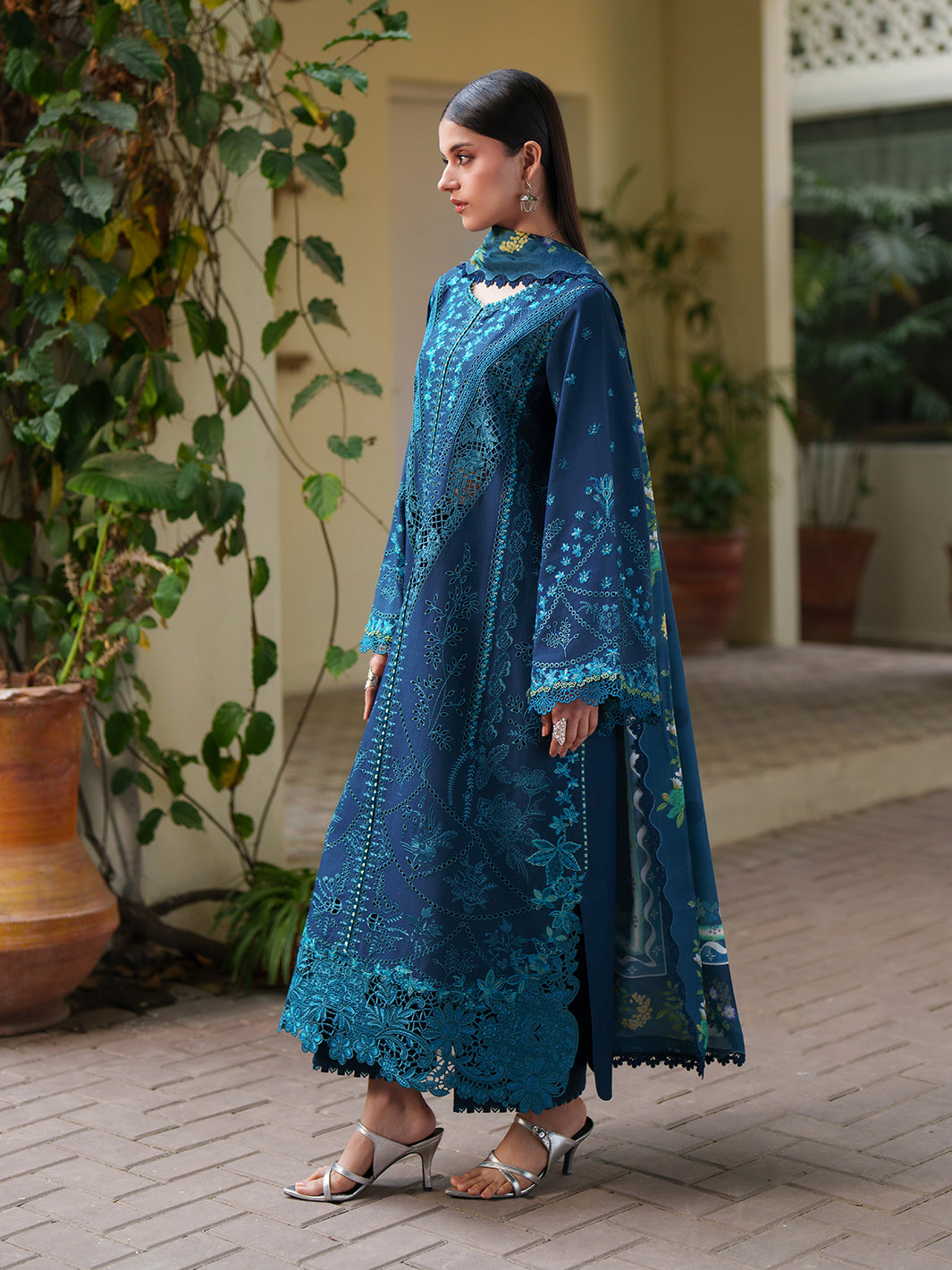 173-A | 3 PC Lawn Stitched