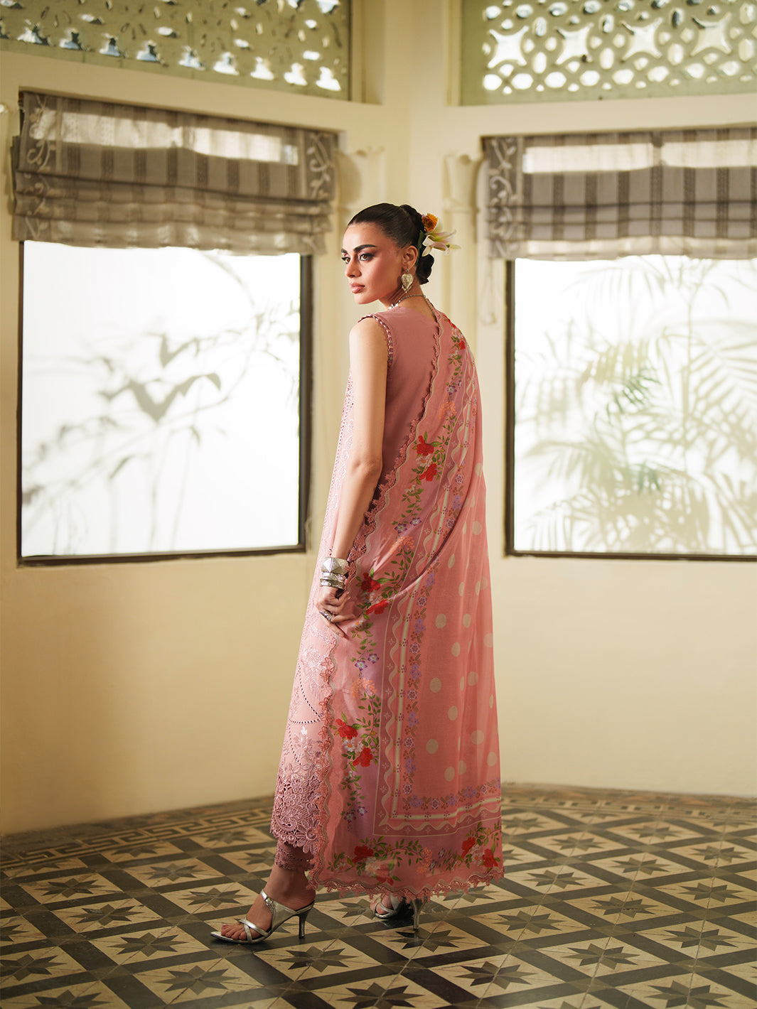 173-B | 3 PC Lawn Stitched