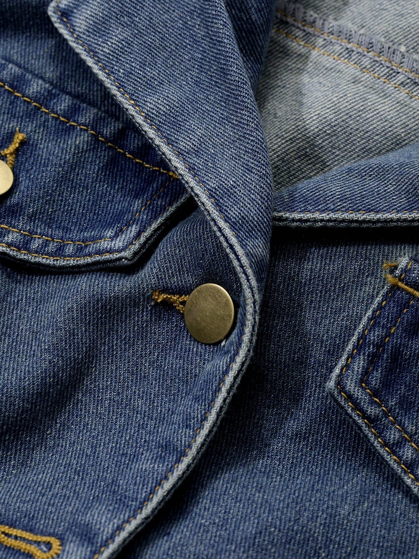 Women's Solid Color Denim Dress