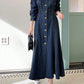 Women's Solid Color Denim Dress