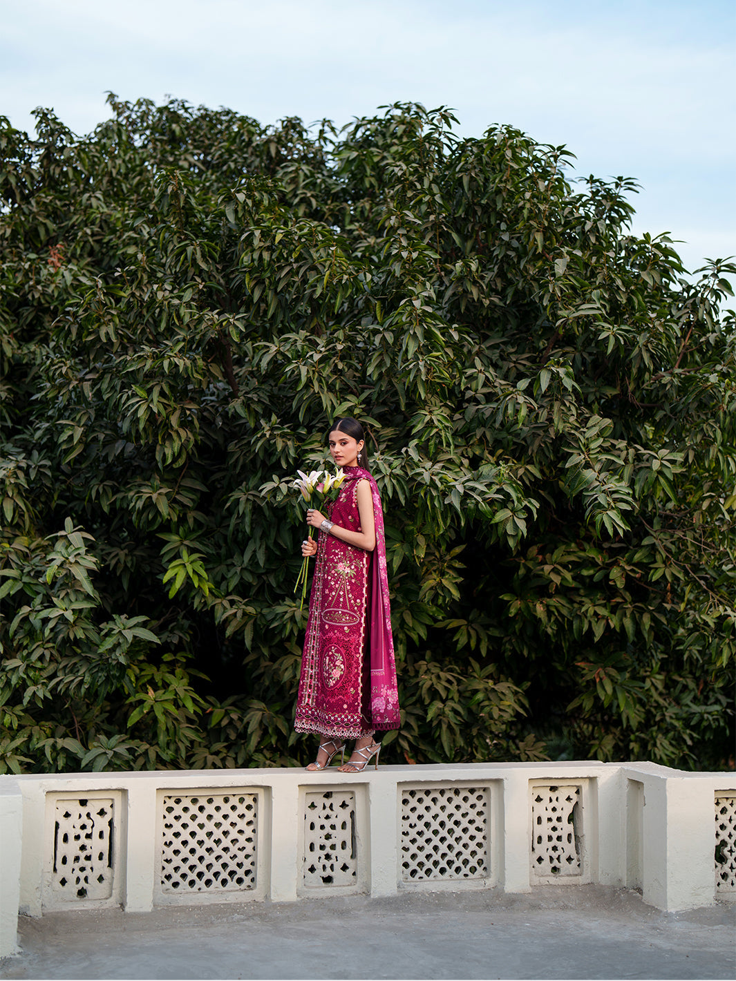 174-A | 3 PC Lawn Stitched