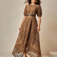 Elegant Round Neck Lace Patchwork Dress