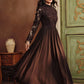 Lace Patchwork Flared Dress