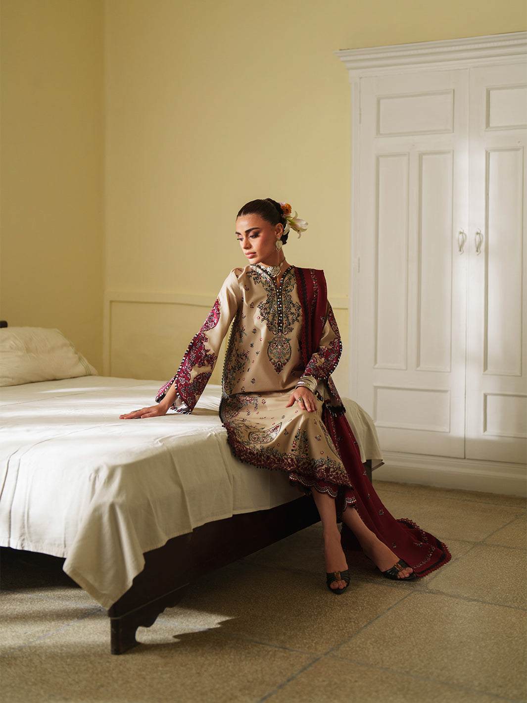 175-A | 3 PC Lawn Stitched
