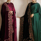 EMBROIDERED VELVET SHAWL VS-75