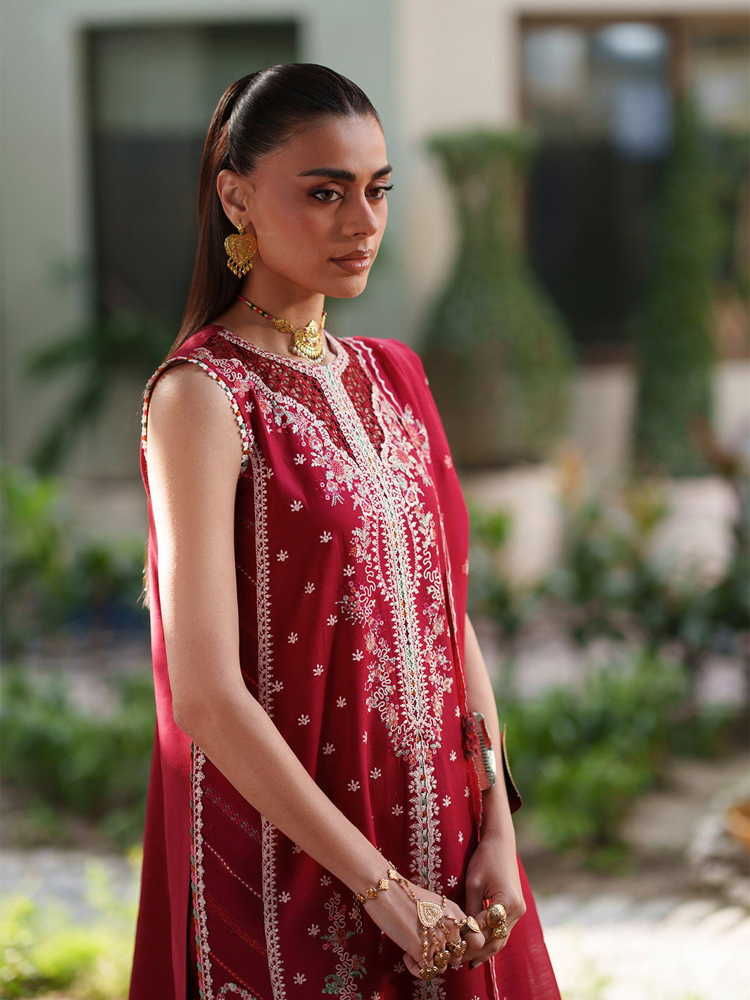 176-A | 3 PC Lawn Stitched