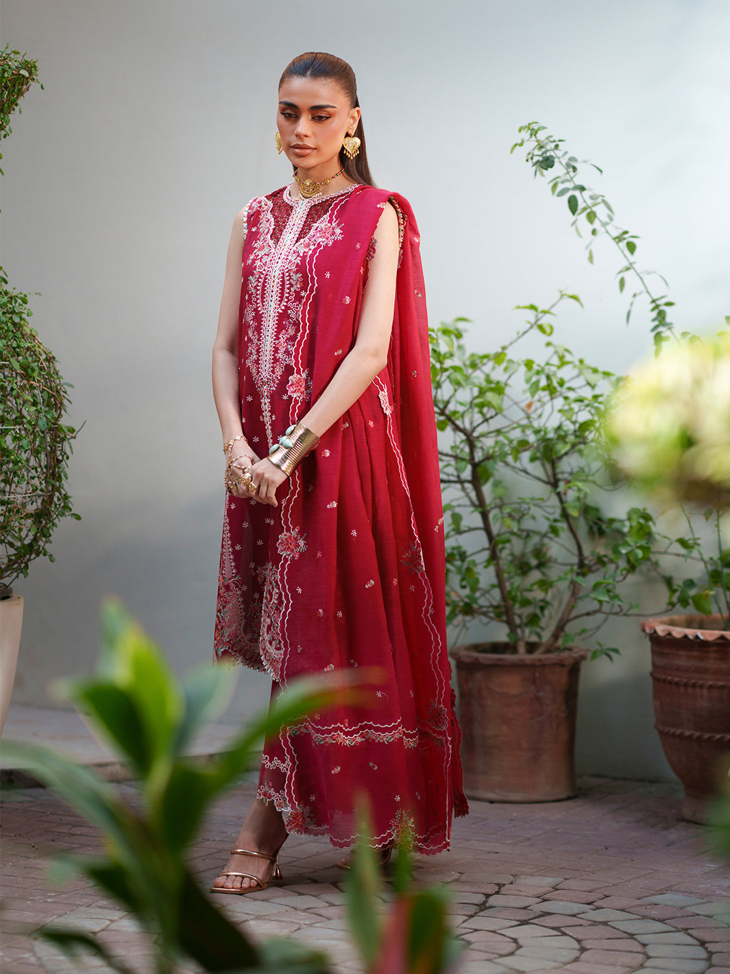 176-A | 3 PC Lawn Stitched