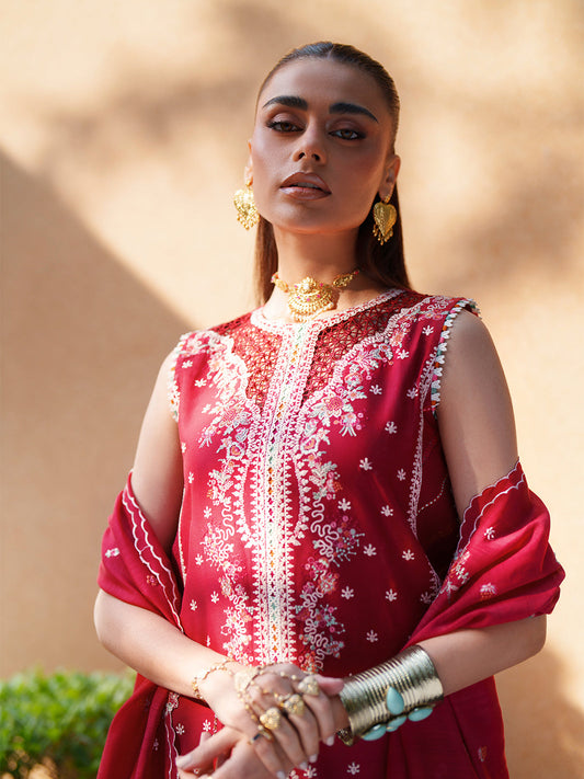 176-A | 3 PC Lawn Stitched