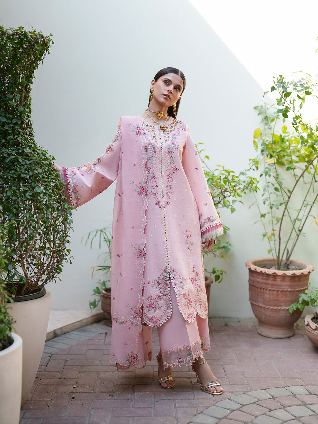 176-B | 3 PC Lawn Stitched