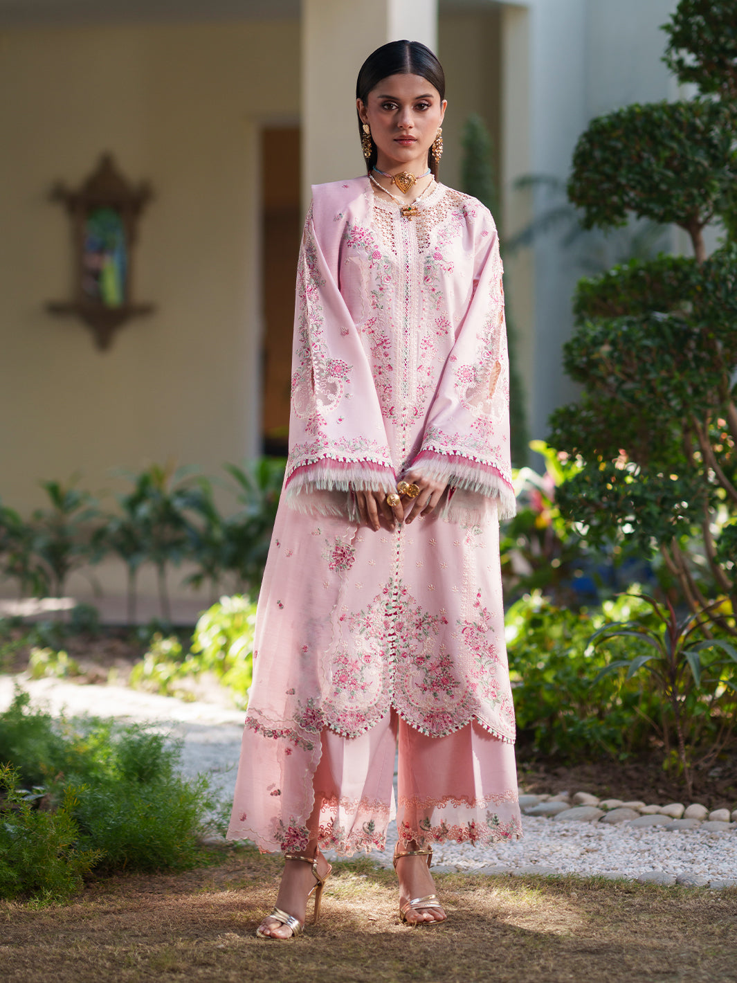 176-B | 3 PC Lawn Stitched