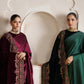 EMBROIDERED VELVET SHAWL VS-75