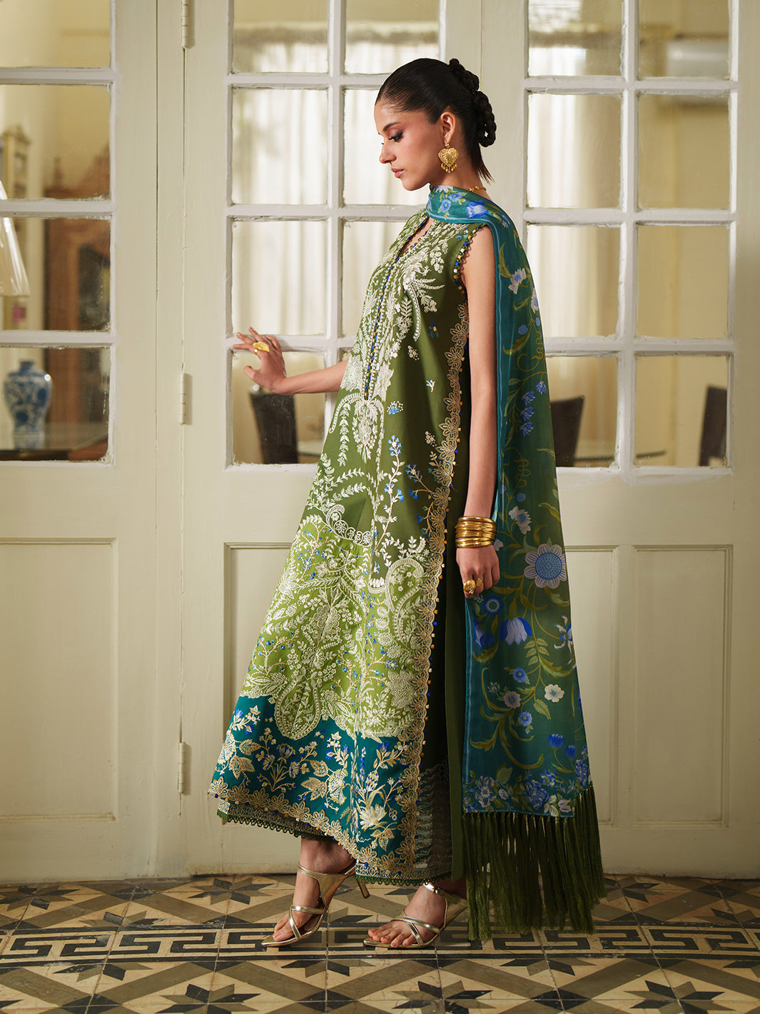 177-A | 3 PC Lawn Stitched