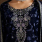 EMBROIDERED VELVET UF-4555
