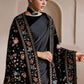 EMBROIDERED VELVET SHAWL VS-76