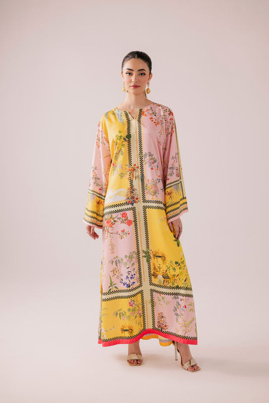KF34 - Winter Printed Kaftaan