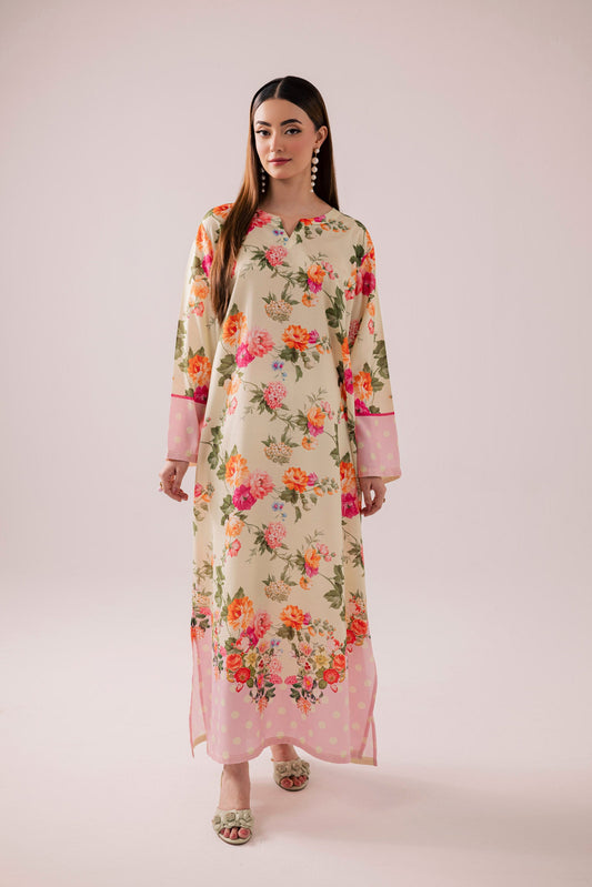 KF44 - Winter Printed Kaftaan