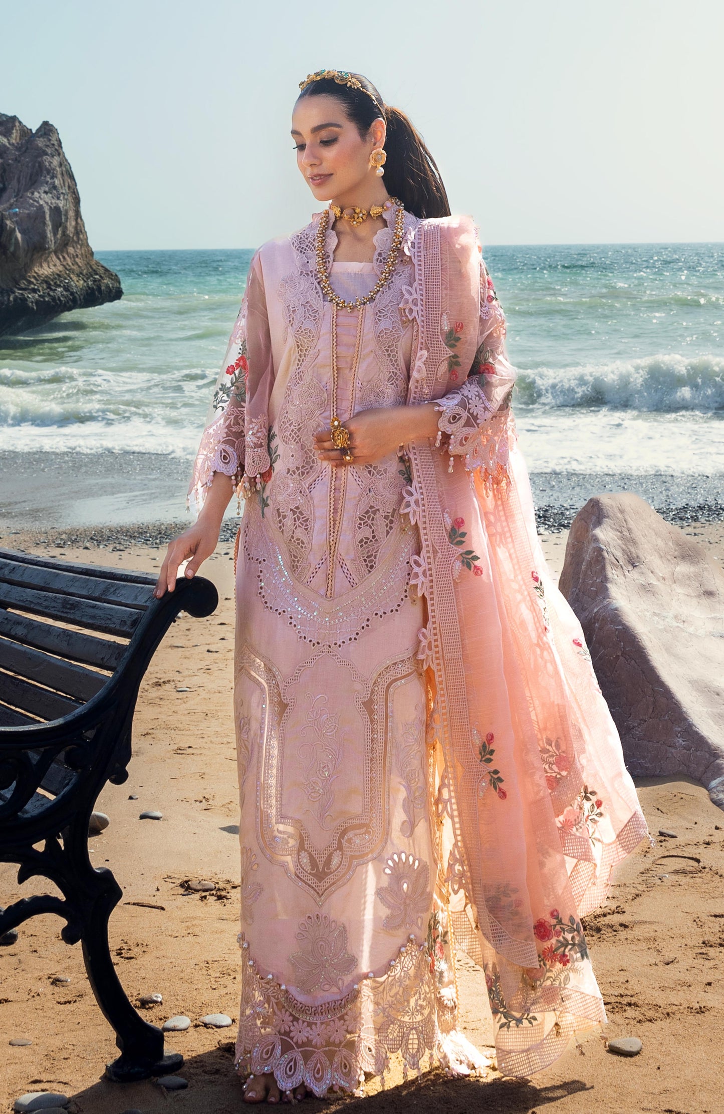 Mahiymaan 3 Piece Unstitched Luxury Lawn-MLL-26-02