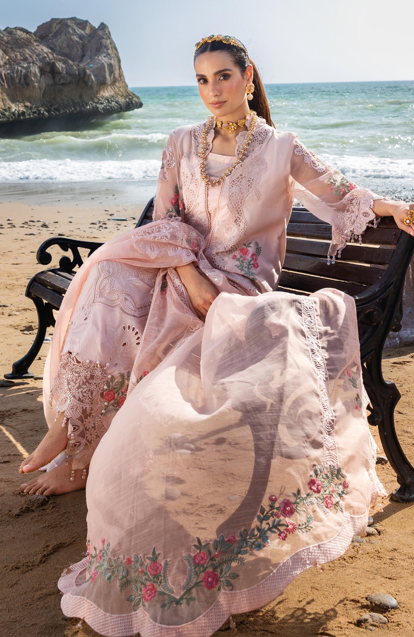 Mahiymaan 3 Piece Unstitched Luxury Lawn-MLL-26-02