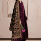 EMBROIDERED VELVET SHAWL VS-66