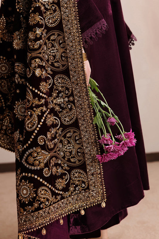 EMBROIDERED VELVET SHAWL VS-66