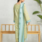 Light Olive Printed Lawn 3 Piece