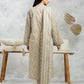 Light Beige Printed Lawn 3 Piece