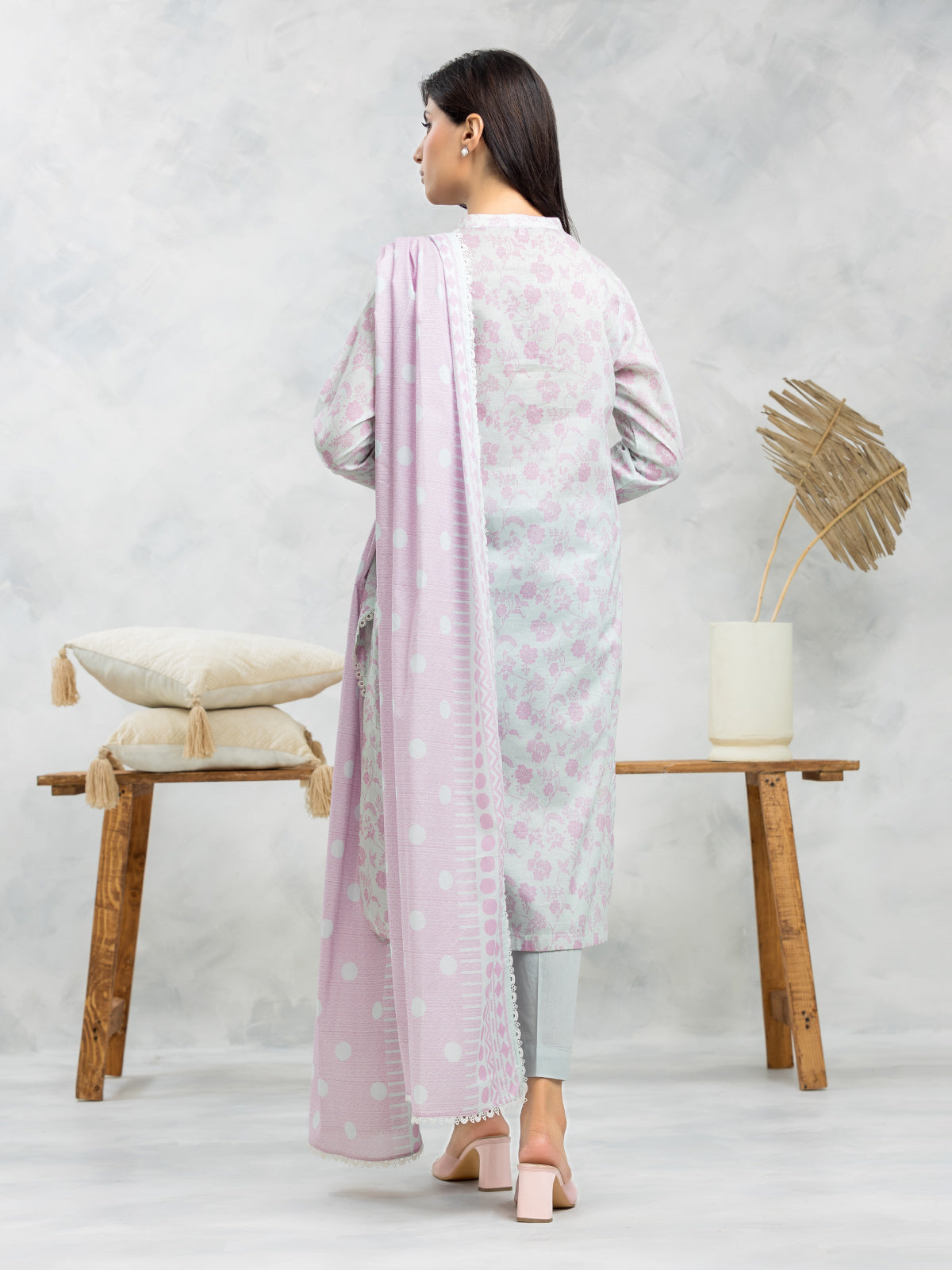 Ice Green Printed Lawn 3 Piece