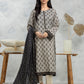 Light Beige Printed Lawn 3 Piece