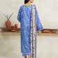 Blue Printed Lawn 3 Piece