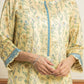 Light Gold Printed Lawn 3 Piece