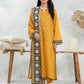 Mustard Printed Lawn 3 Piece