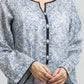 Mid Blue Printed Lawn 3 Piece