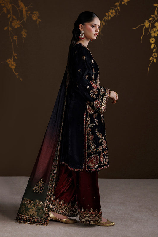 EMBROIDERED VELVET UF-4547