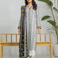 Pearl White Printed Lawn 3 Piece