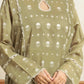 Light Olive Printed Lawn 3 Piece