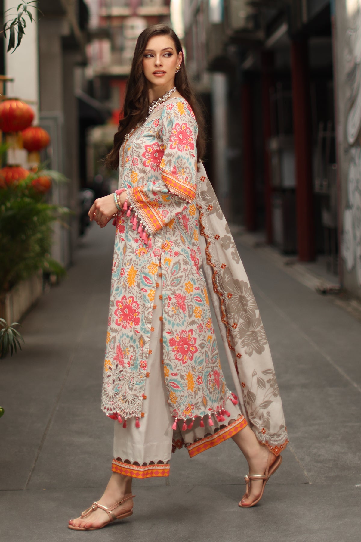 3-PC Unstitched Lawn Collection CS6-08