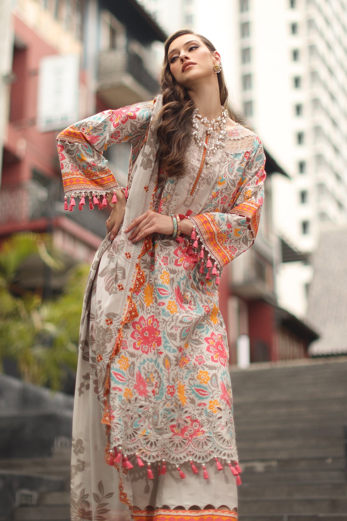 3-PC Unstitched Lawn Collection CS6-08