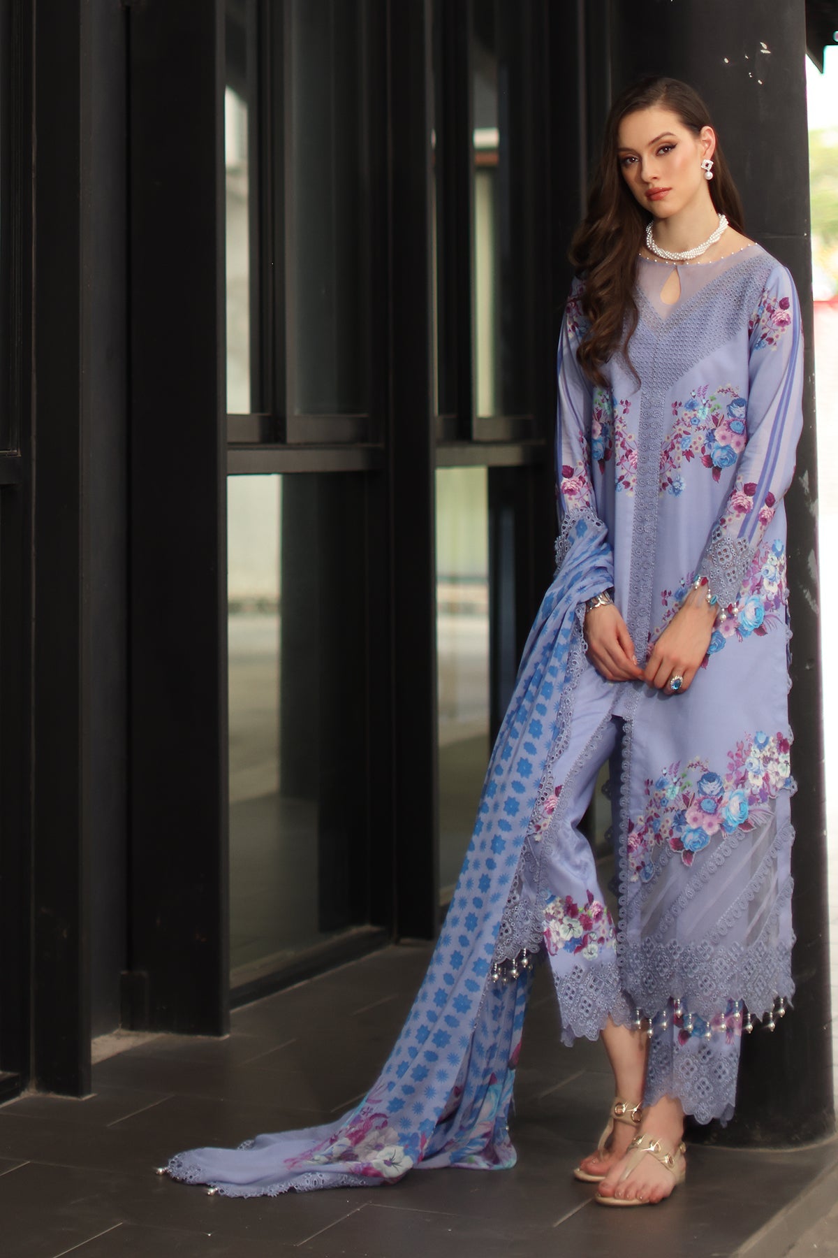 3-PC Unstitched Lawn Collection CS6-09