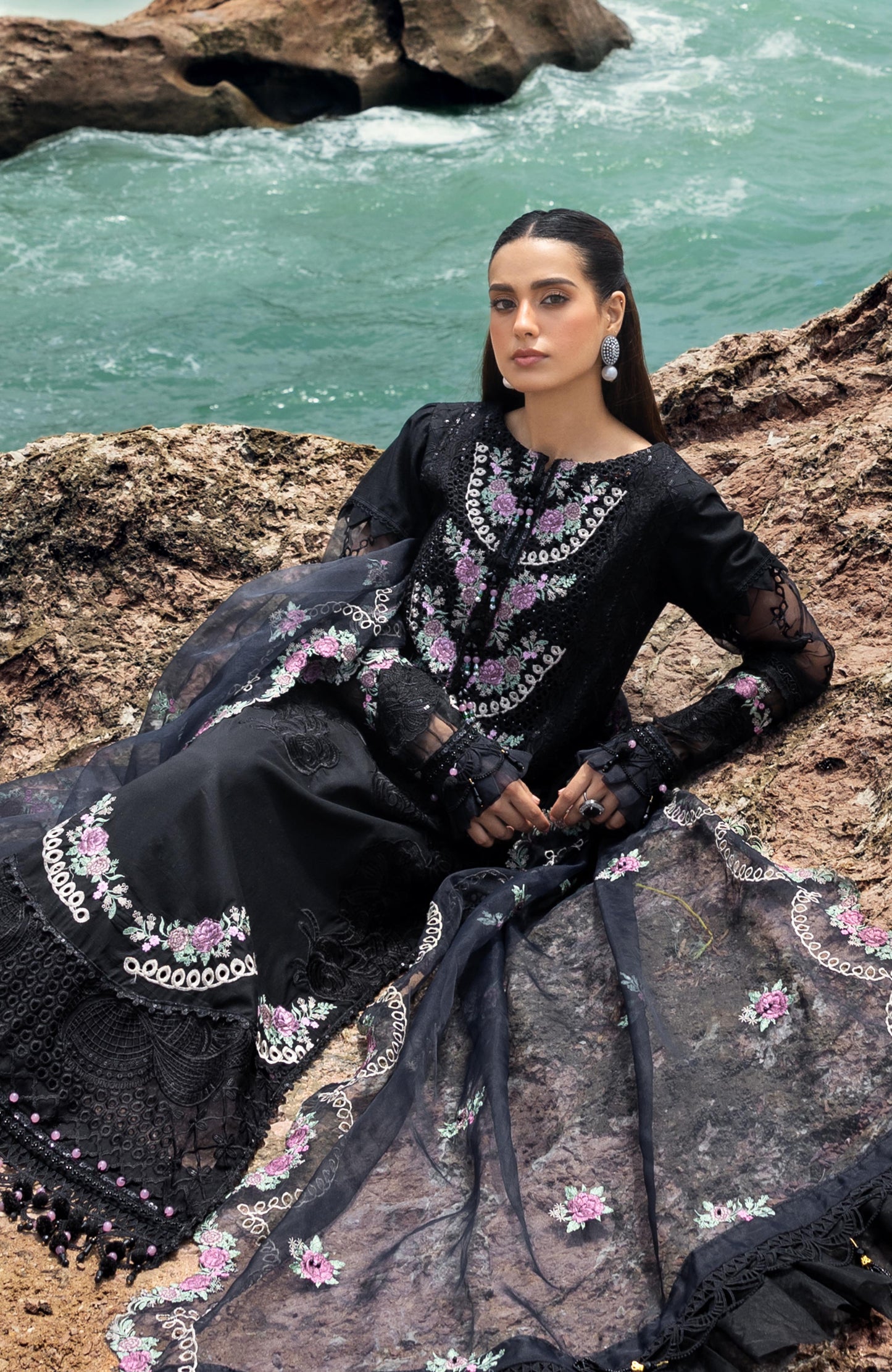 Mahiymaan 3 Piece Unstitched Luxury Lawn-MLL-26-03