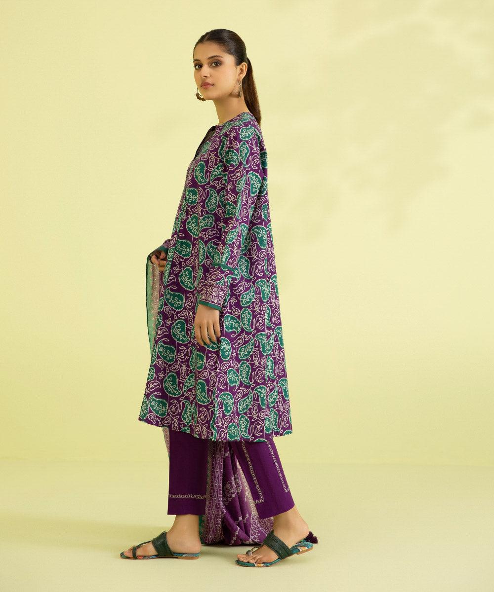 3 PIECE - PRINTED LAWN SUIT