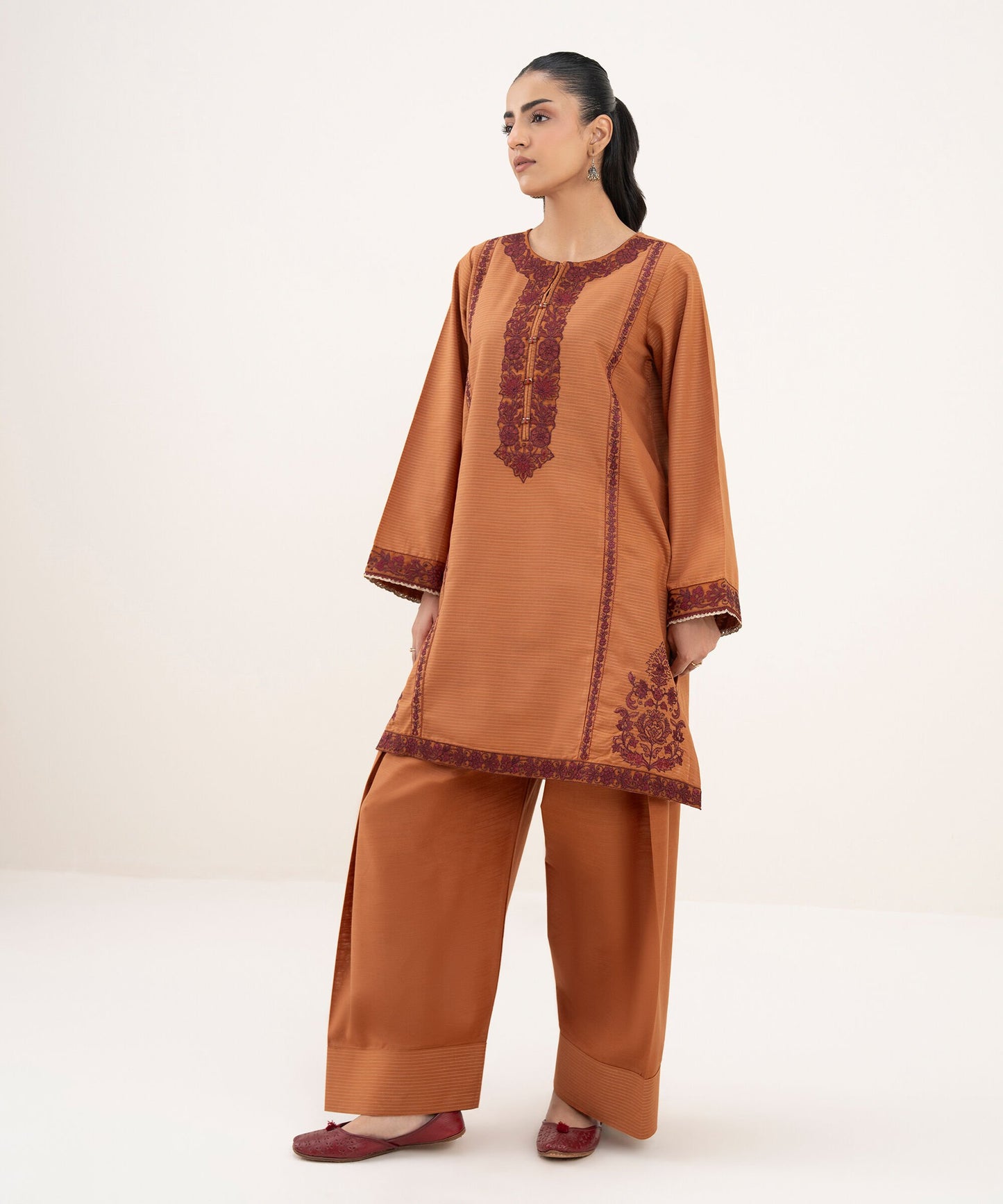 Embroidered Cotton Shirt