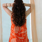 PRINTED LAWN SUIT - Saffron