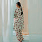 PRINTED LAWN SUIT - Ivory